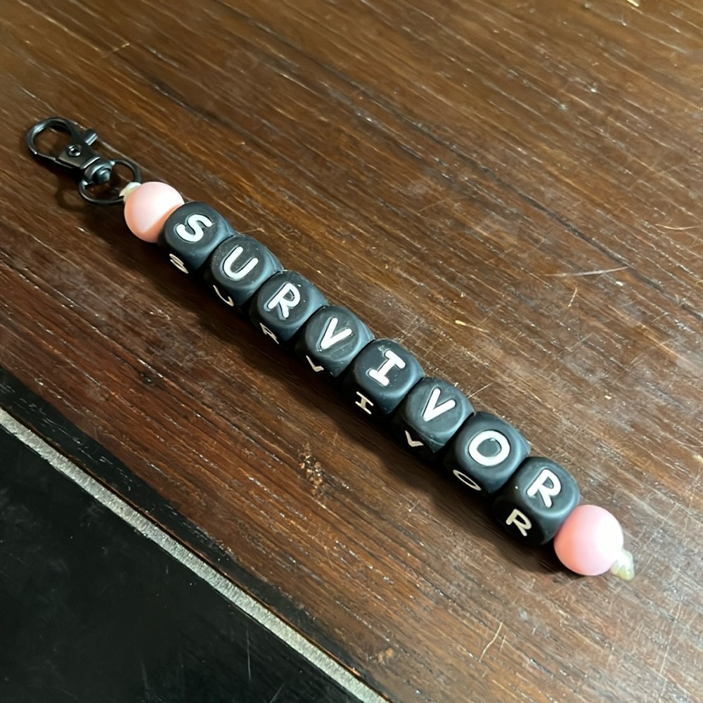 Handmade “Survivor” Keychain ✨